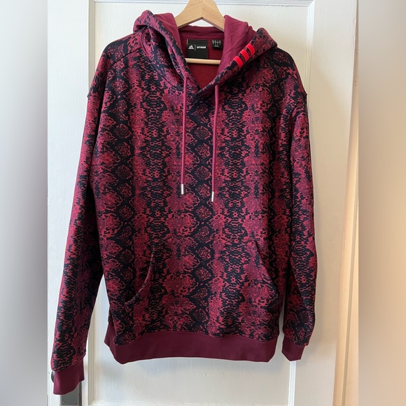 Sale pending - Adidas x Ivy Park • Valentines Day Snake Print Hoodie M - Picture 10 of 12